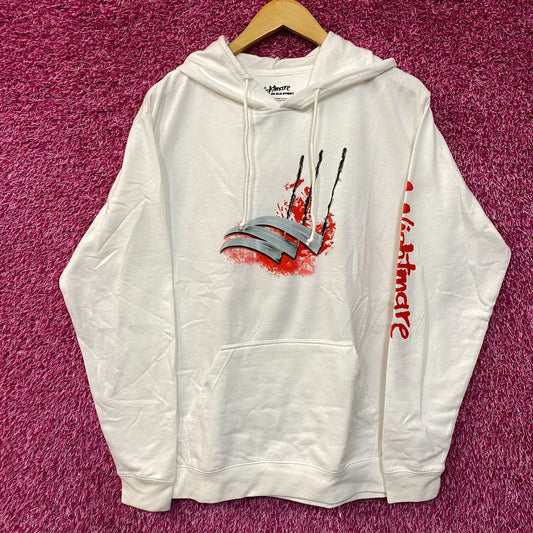 A Nightmare On Elm Street Freddy Krueger Book Cover Horror Hoodie Large