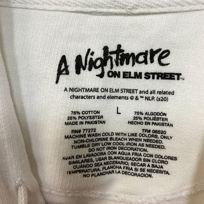 A Nightmare On Elm Street Freddy Krueger Book Cover Horror Hoodie Large