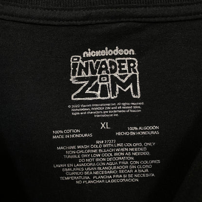 Invader Zim GIR Neon Scribble Graphic T-Shirt XL