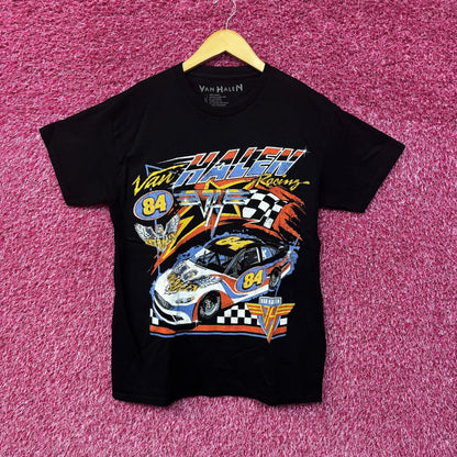 Van Halen Racing Black Graphic T-Shirt Small