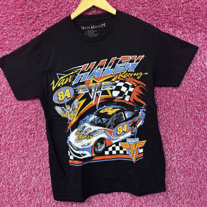 Van Halen Racing Black Graphic T-Shirt Small