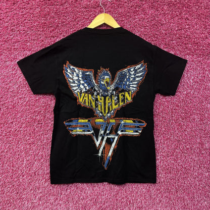 Van Halen Racing Black Graphic T-Shirt Small