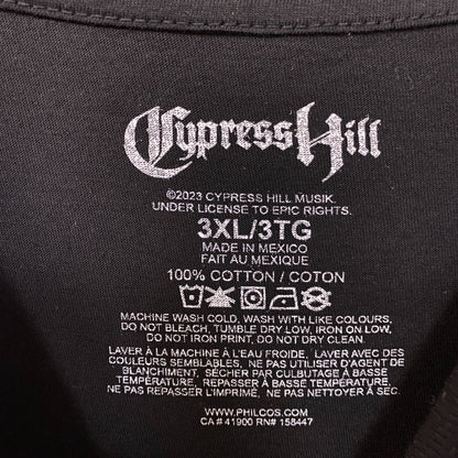 Cypress Hill Twin Pipes Green Skull Hiphop T-Shirt 3XL