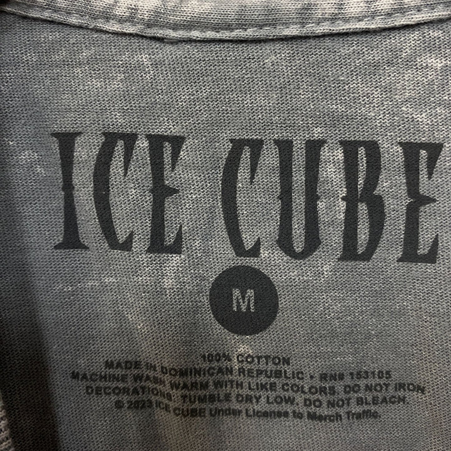 Ice Cube "It Was A Good Day" Graphic Acid Wash T-Shirt Medium