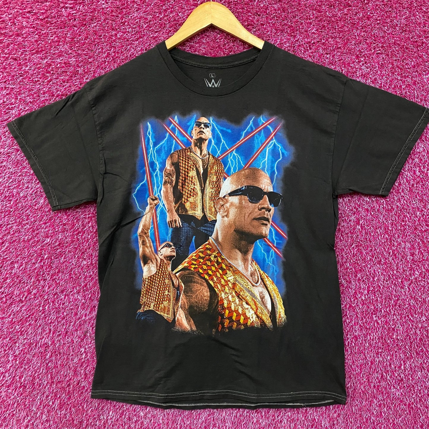 WWE The Rock Final Boss Graphic T-Shirt Large