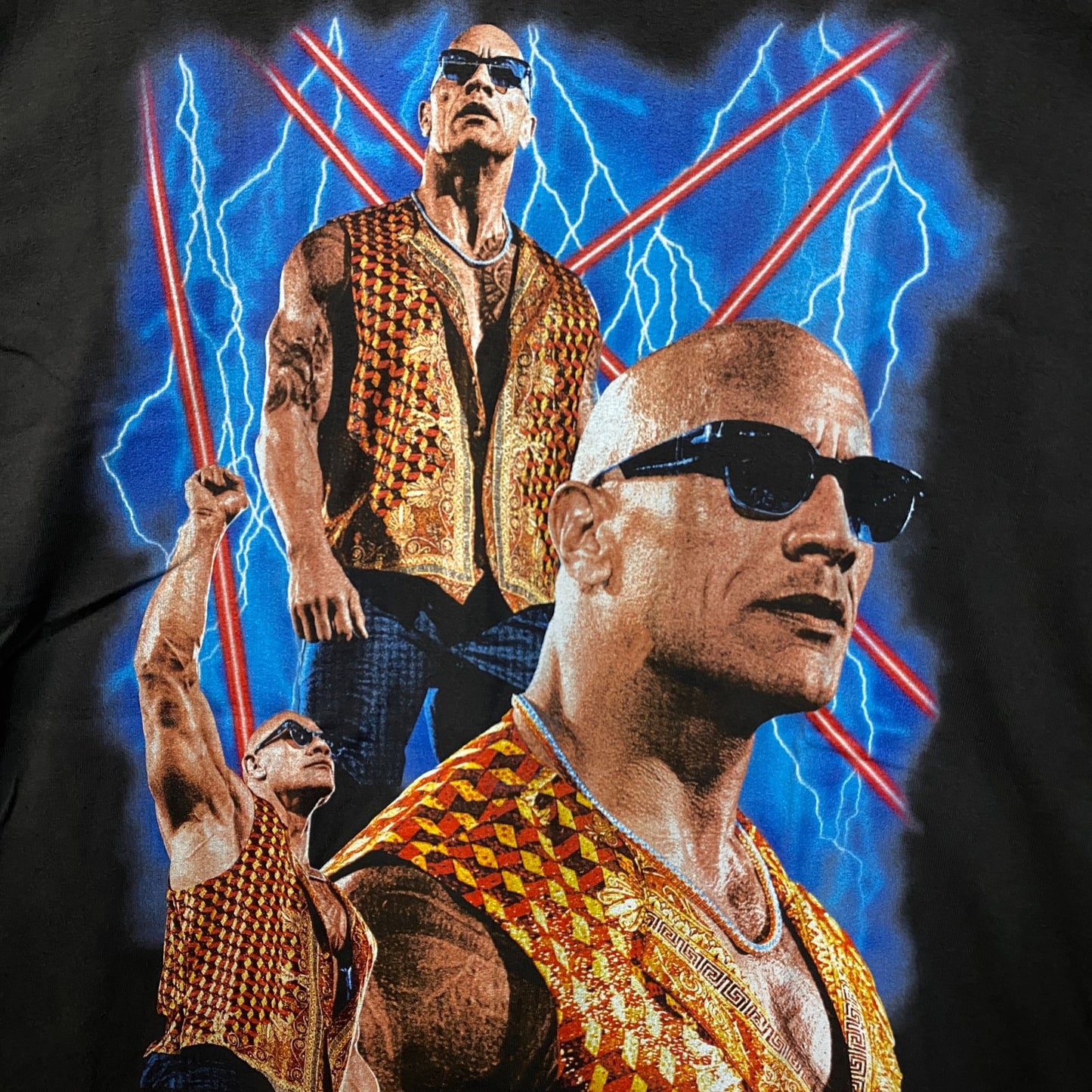 WWE The Rock Final Boss Graphic T-Shirt Large