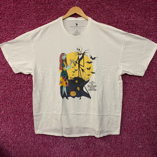 The Nightmare Before Christmas Jack and Sally T-Shirt Size 2XL