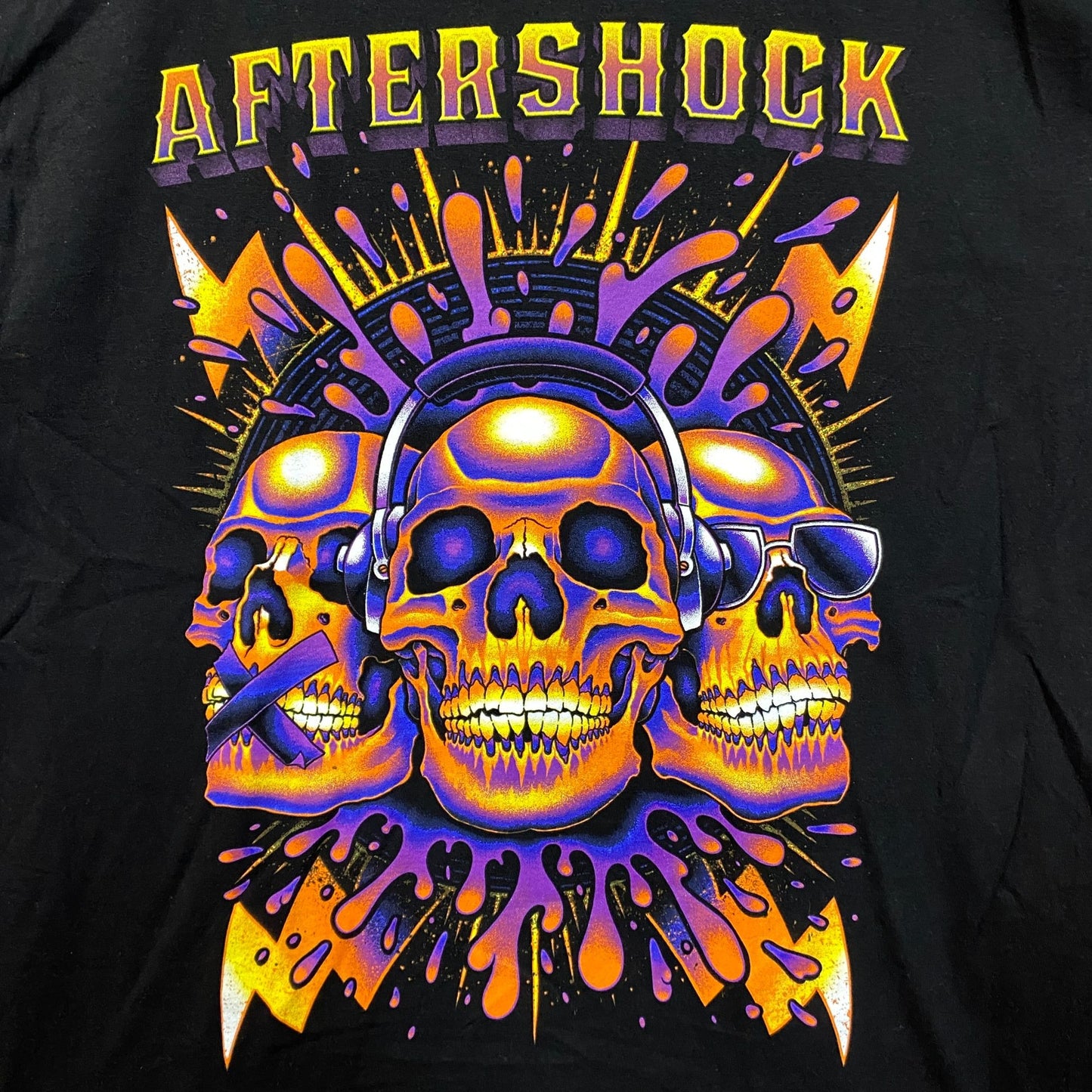 Aftershock 2021 Tour Music Festival Rock Metal T-Shirt Large