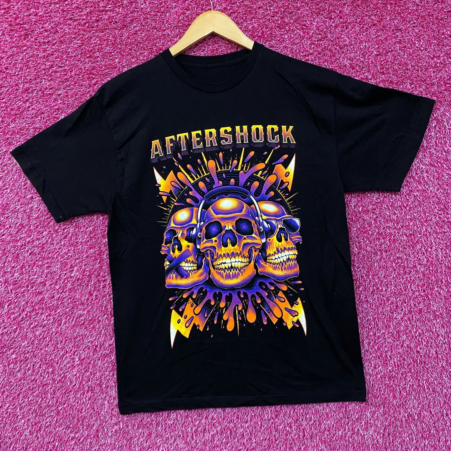 Aftershock 2021 Tour Music Festival Rock Metal T-Shirt Large
