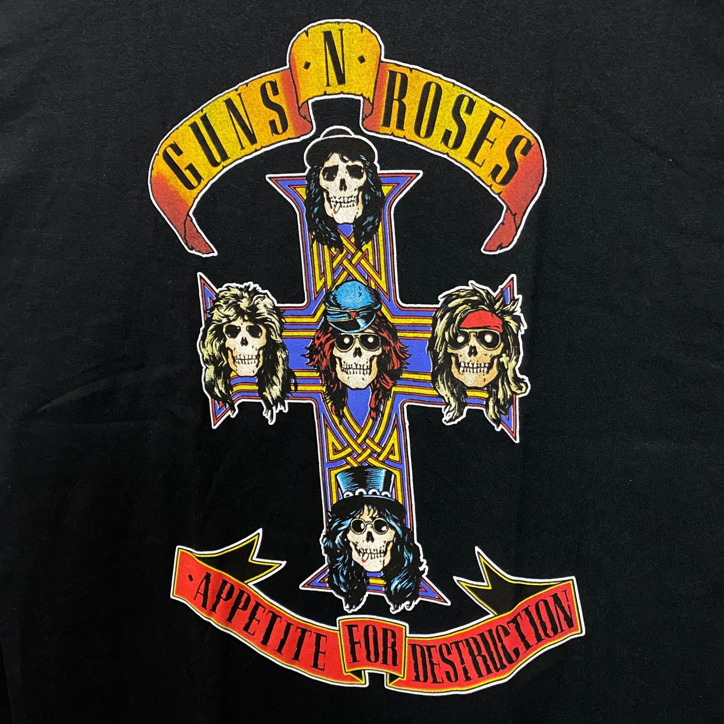 Guns N' Roses Appetite For Destruction Rock Band T-Shirt 2XL