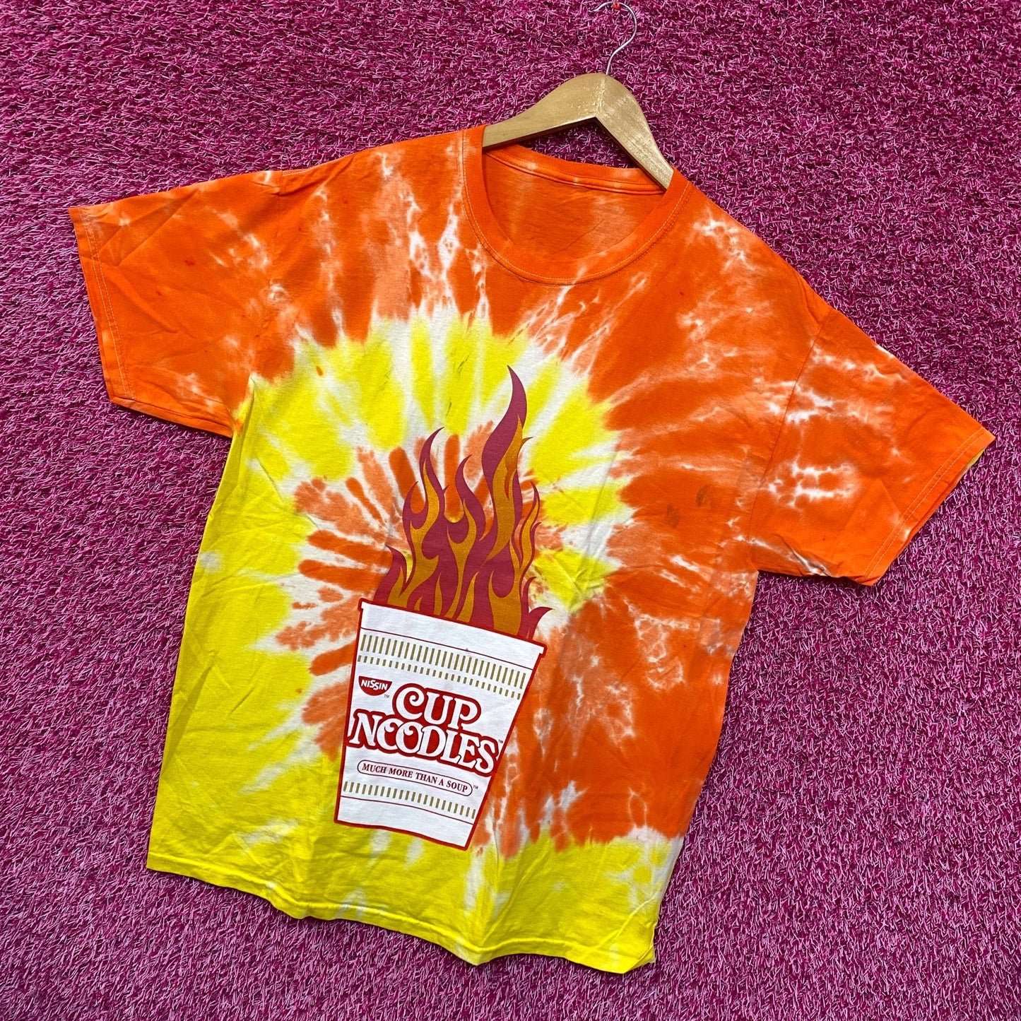 Nissin Cup Noodles More Than a Soup Spicy Promo Tie Dye L