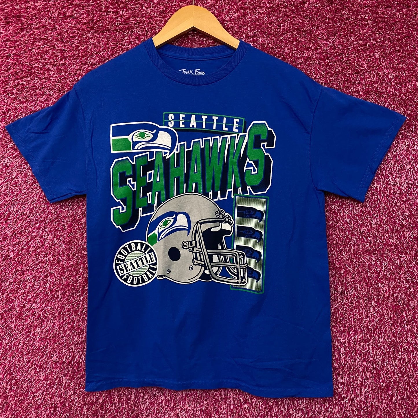 Junk Food Clothing NFL Seattle Seahawks Checkdown Flea Market Tee Small