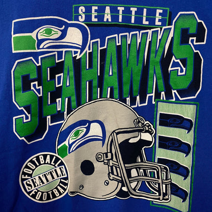 Junk Food Clothing NFL Seattle Seahawks Checkdown Flea Market Tee Small