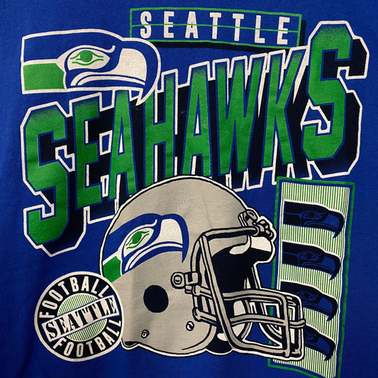 Junk Food Clothing NFL Seattle Seahawks Checkdown Flea Market Tee Small
