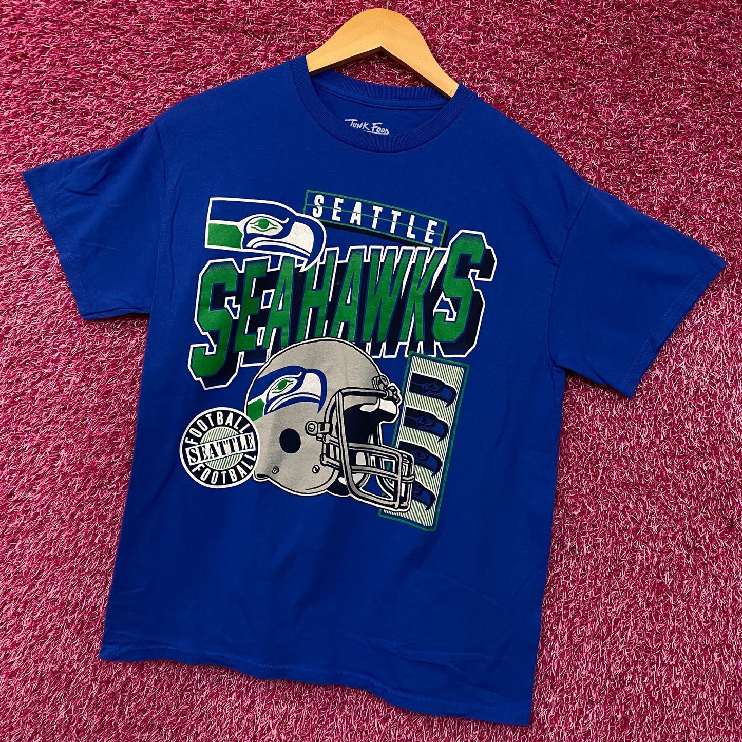 Junk Food Clothing NFL Seattle Seahawks Checkdown Flea Market Tee Small
