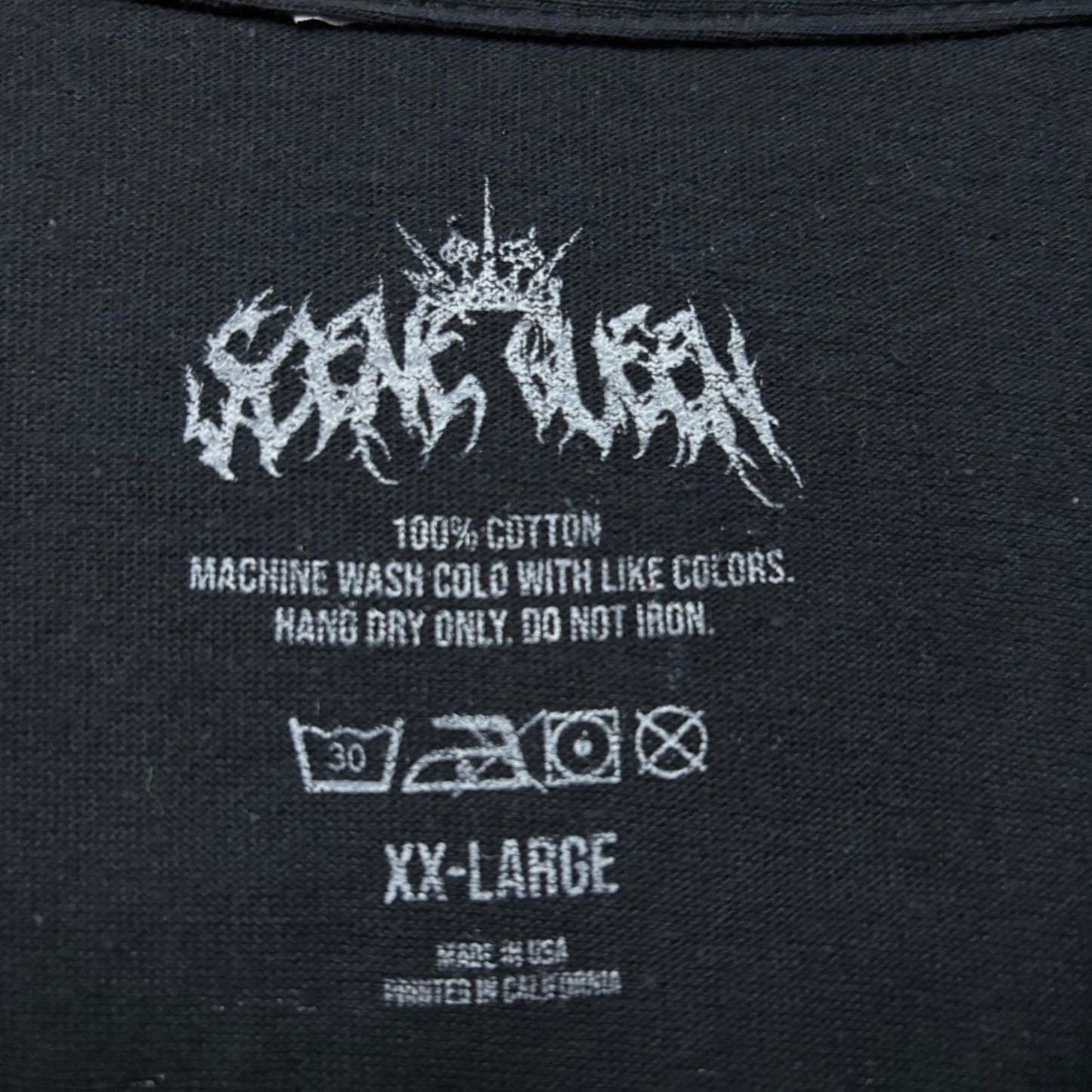 Scream Queen Graphic Design Long Sleeve T-Shirt XXL