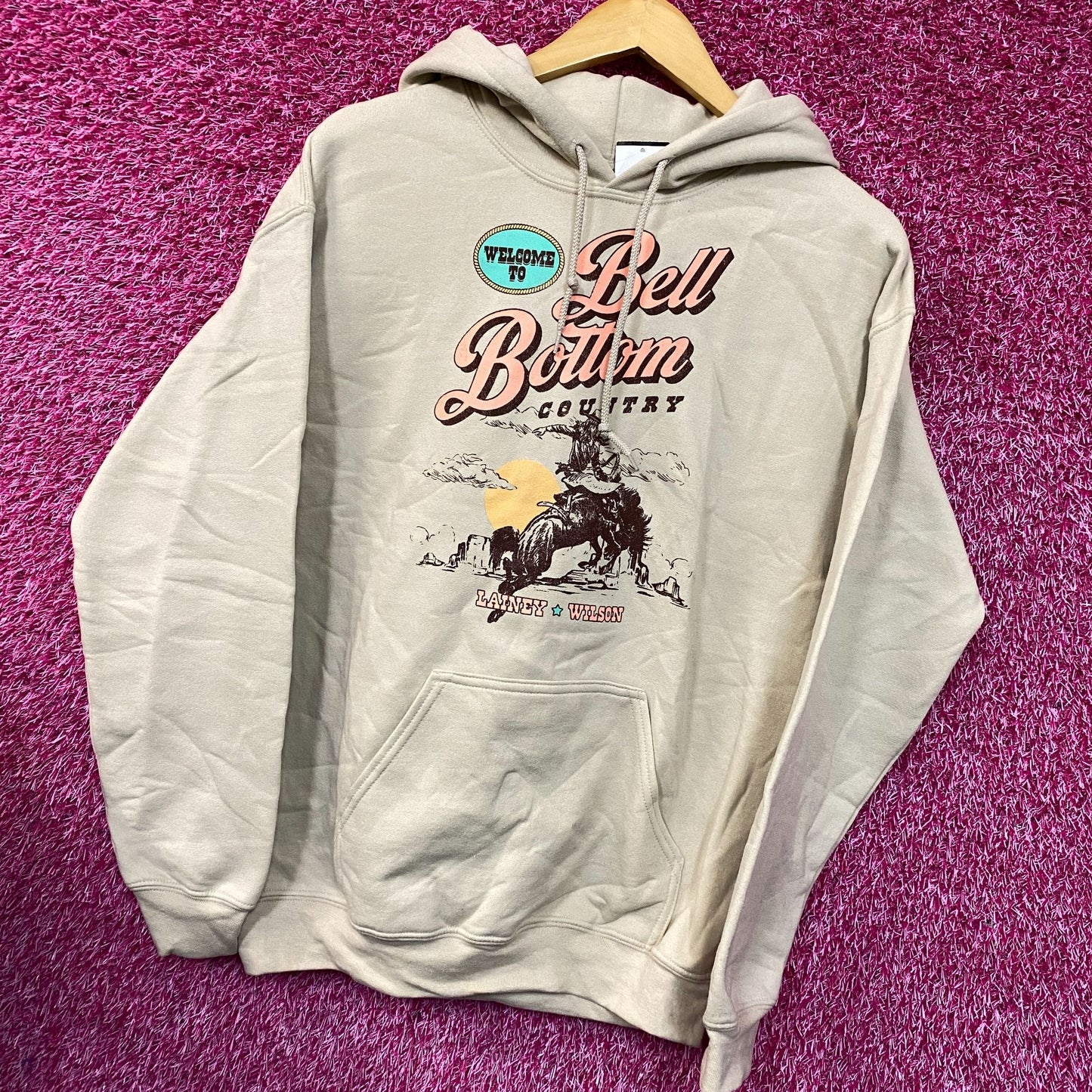 Lainey Wilson Bell Bottom Country Hoodie size Medium