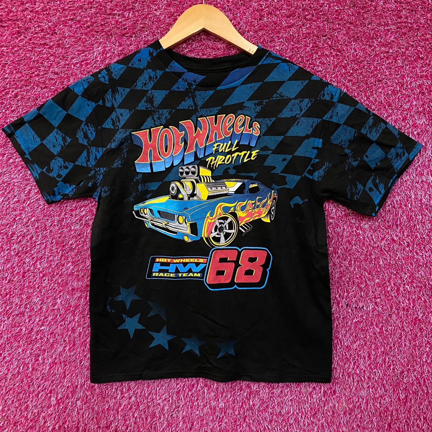 Hot Wheels Full Throttle Race Team Graphic T-Shirt Large