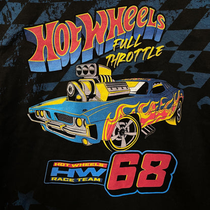 Hot Wheels Full Throttle Race Team Graphic T-Shirt Large
