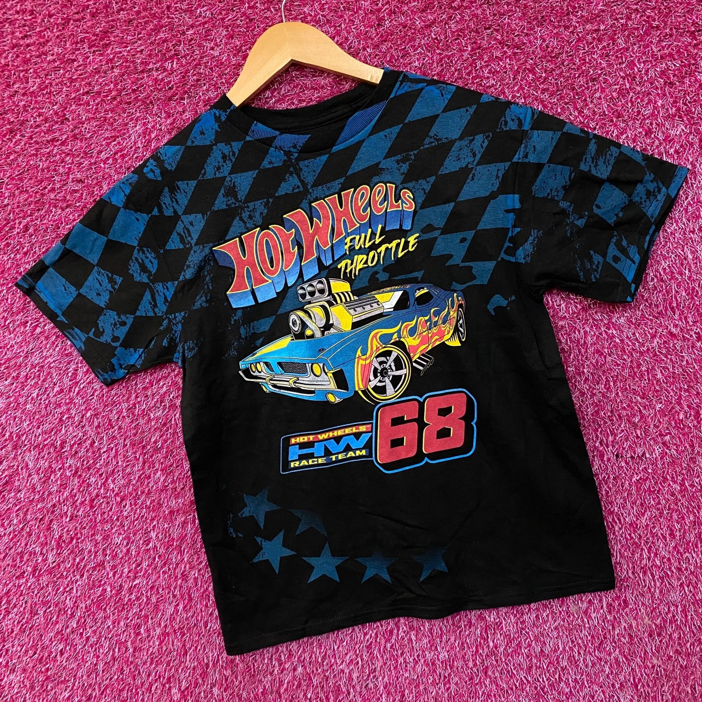 Hot Wheels Full Throttle Race Team Graphic T-Shirt Large