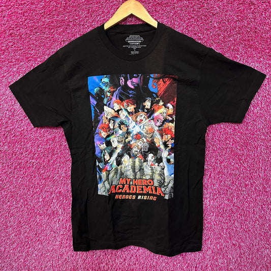 My Hero Academia Heroes Rising Anime Movie Poster Tee L