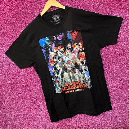 My Hero Academia Heroes Rising Anime Movie Poster Tee L