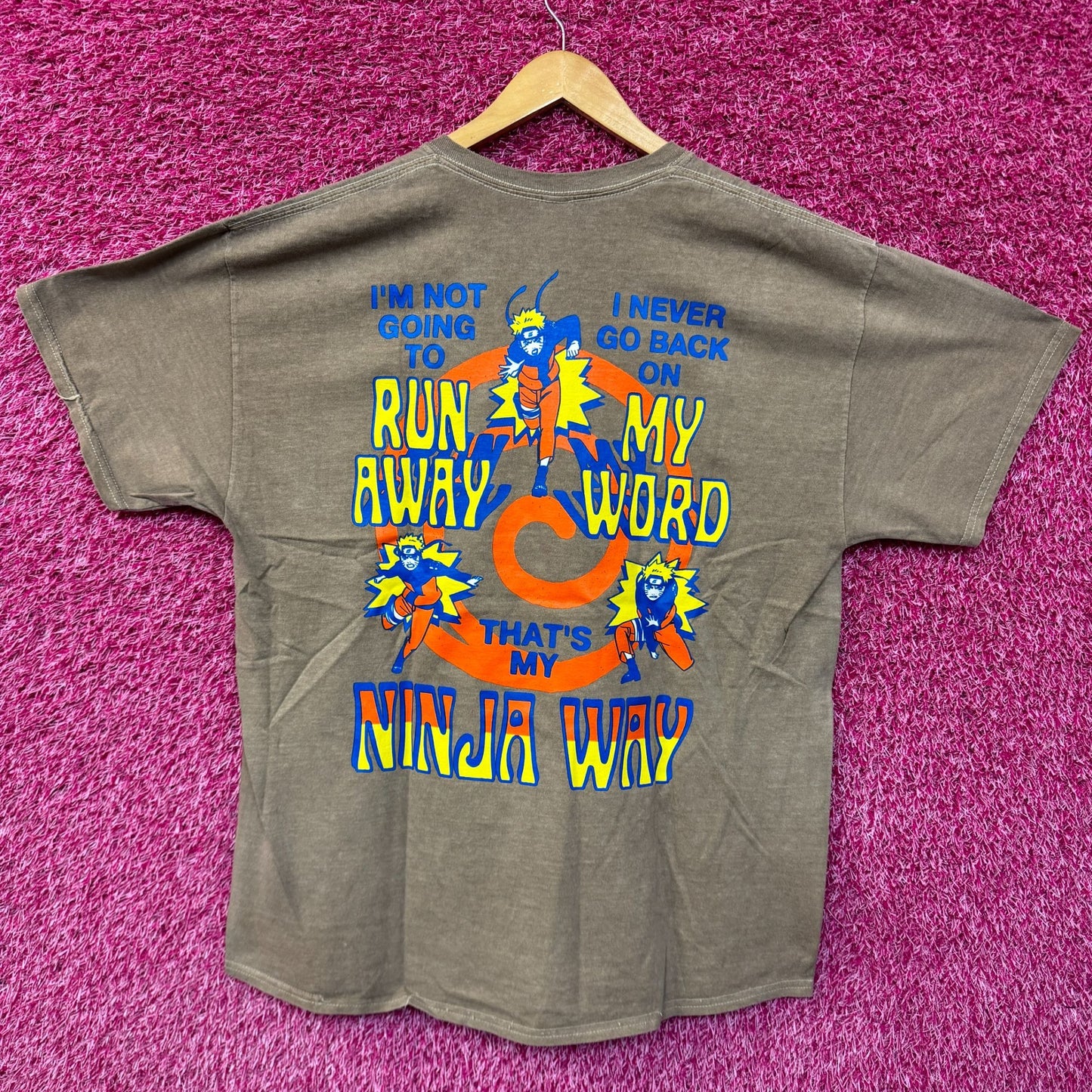 Naruto Uzimaki Hero of the Hidden Leaf Village T-shirt size XL