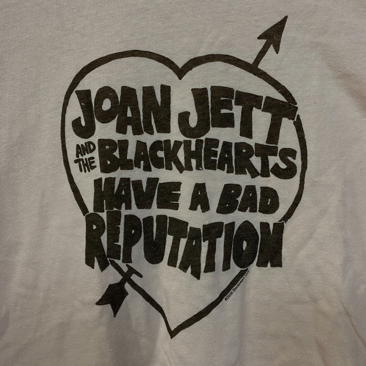 Junk Food Joan Jett & The Blackhearts' "Bad Reputation" Album Women's Tee Small