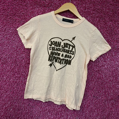 Junk Food Joan Jett & The Blackhearts' "Bad Reputation" Album Women's Tee Small