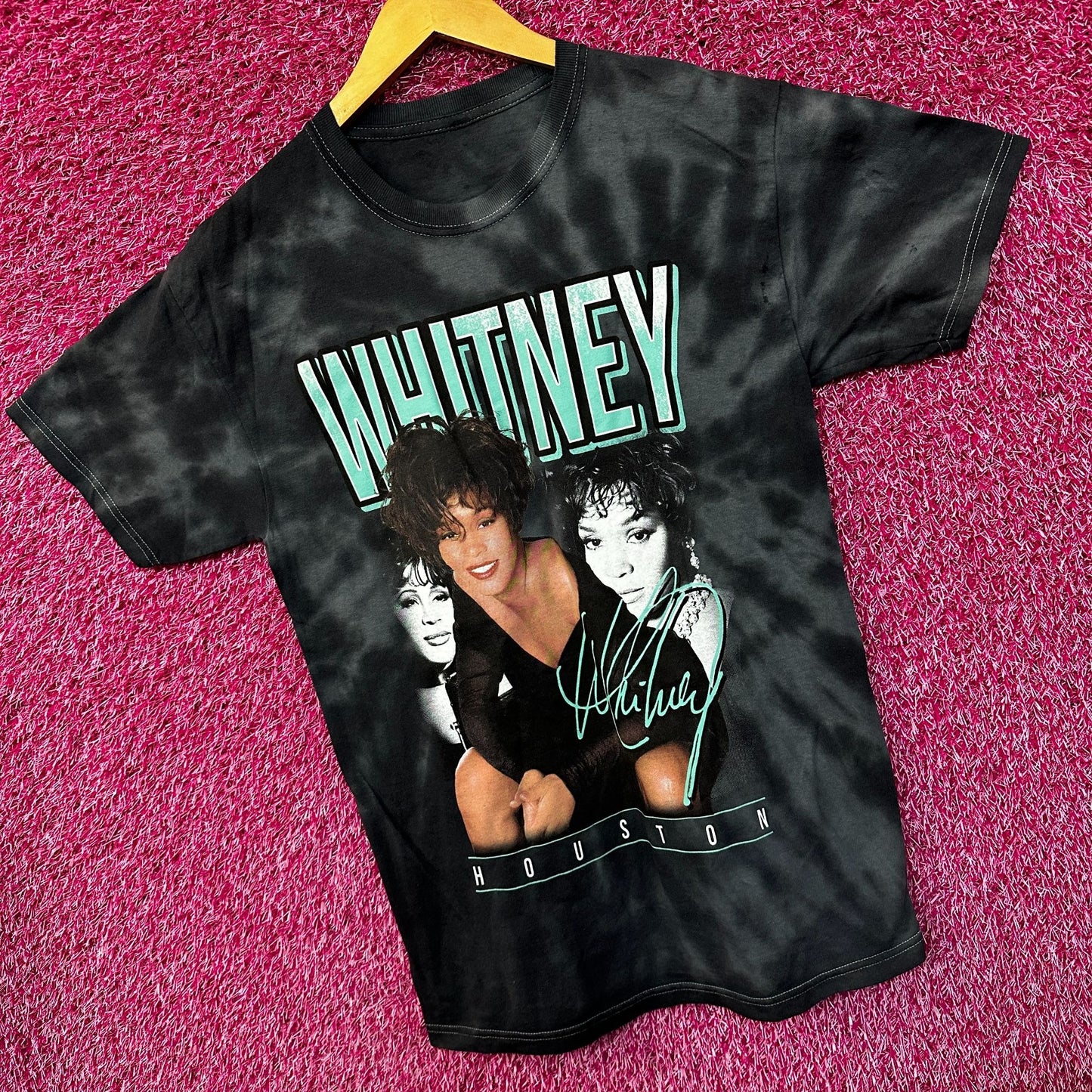 Whitney Houston I wanna Dance With Somebody tie dye Med