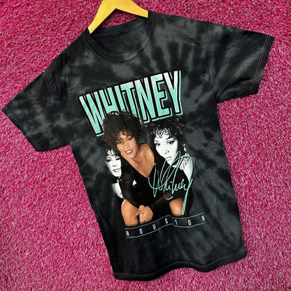 Whitney Houston I wanna Dance With Somebody tie dye Med