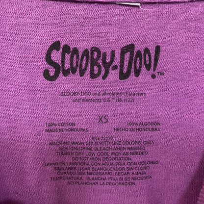 Scooby-Doo Ruh Roh Scooby Guitar Cartoon T-Shirt Extra Small