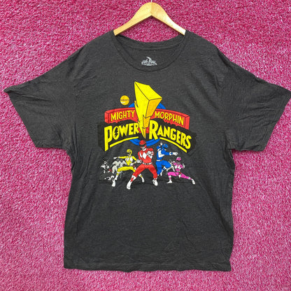 Vtg Power Rangers Mighty Morphin Cartoon Network TV Show Tee 4XL