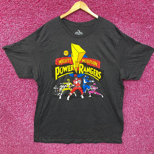 Vtg Power Rangers Mighty Morphin Cartoon Network TV Show Tee 4XL