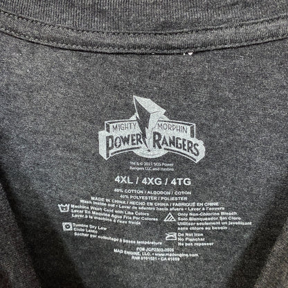 Vtg Power Rangers Mighty Morphin Cartoon Network TV Show Tee 4XL