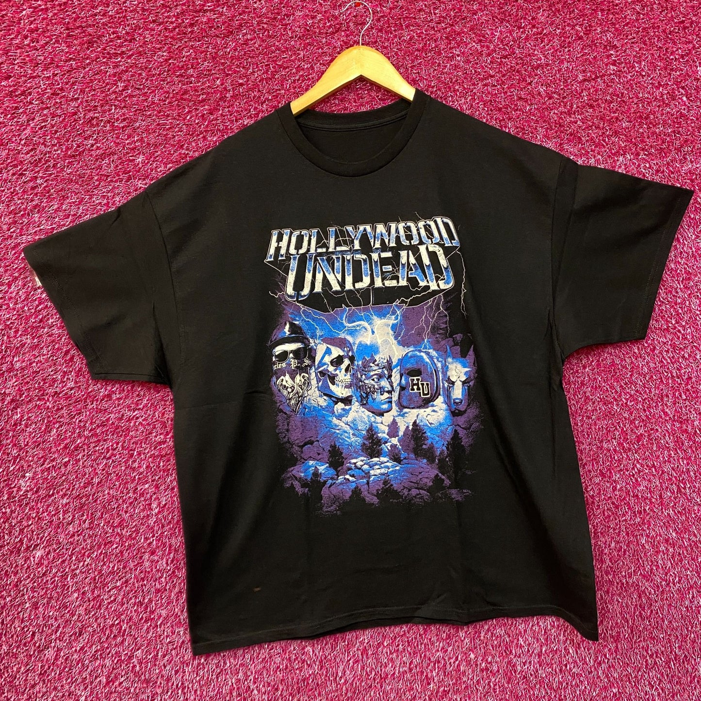 Hollywood Undead Mount Crushmore Black T-Shirt XXL