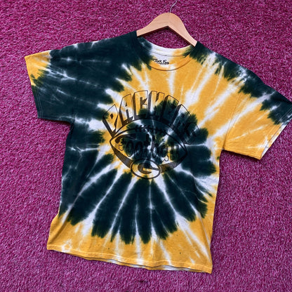 Junk Food Clothing NFL Green Bay Packers Football Tie Dye T-Shirt Medium