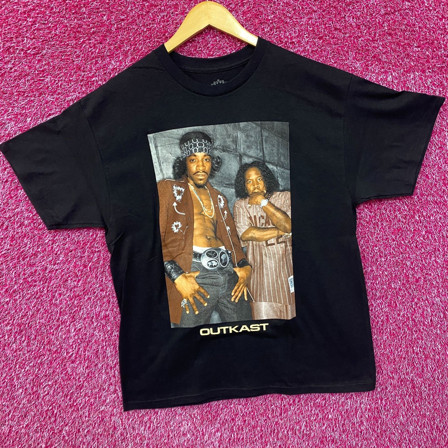 Outkast Hip-Hop Duo Andre 3000 & Big Boi T-Shirt Medium