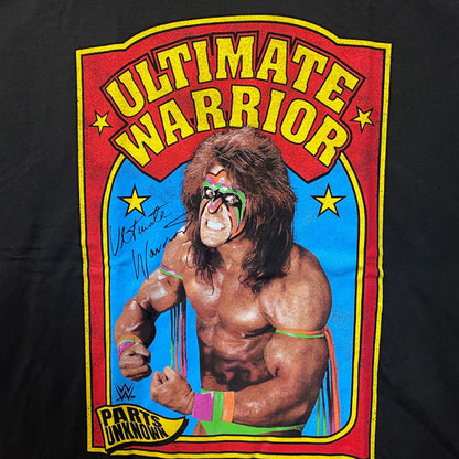 WWE The Ultimate Warrior Retro Sports Card Graphic T-Shirt 3XL