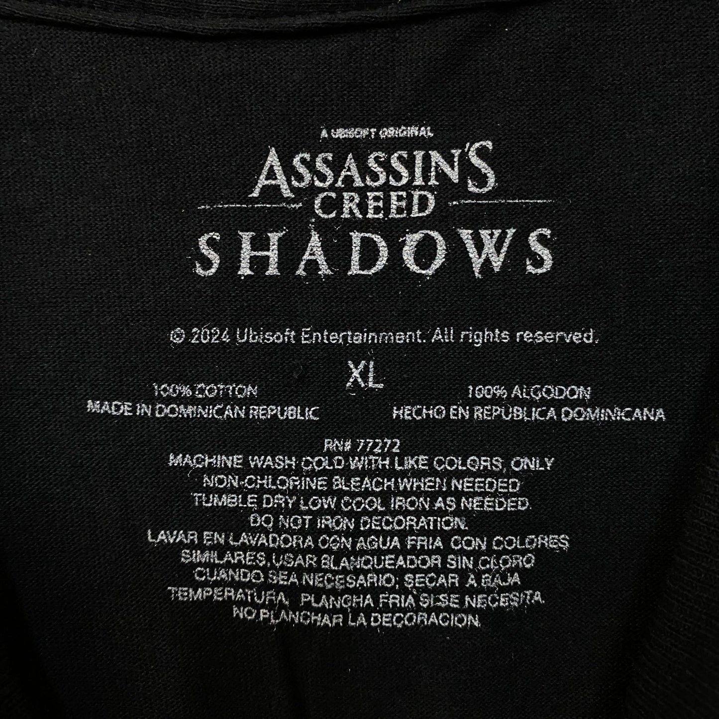 GameStop Exclusive Assassin's Creed Shadows Graphic T-Shirt XL