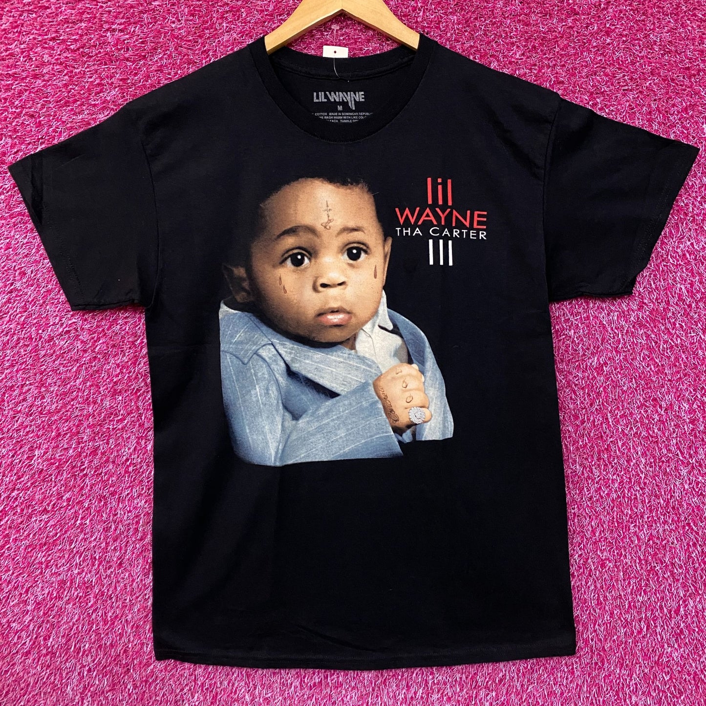 Lil Wayne Tha Carter III Album Hip-Hop T-shirt size Medium
