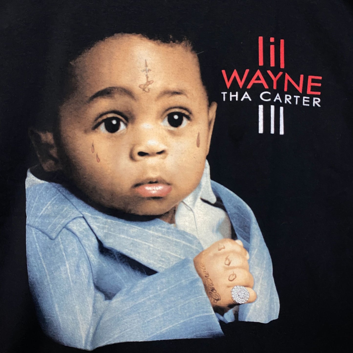 Lil Wayne Tha Carter III Album Hip-Hop T-shirt size Medium