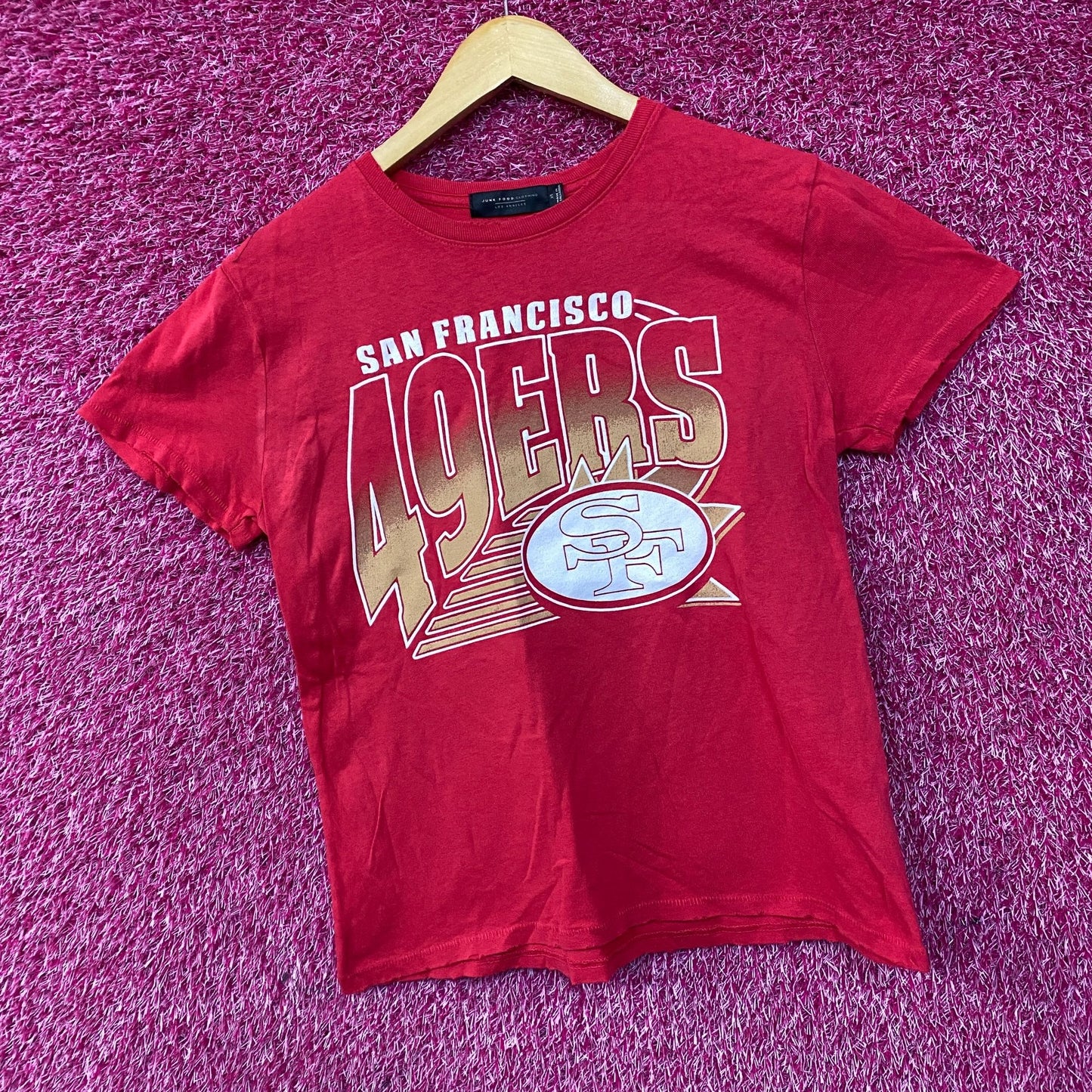 Junk Food NFL San Francisco 49ers Women Red Short top XS