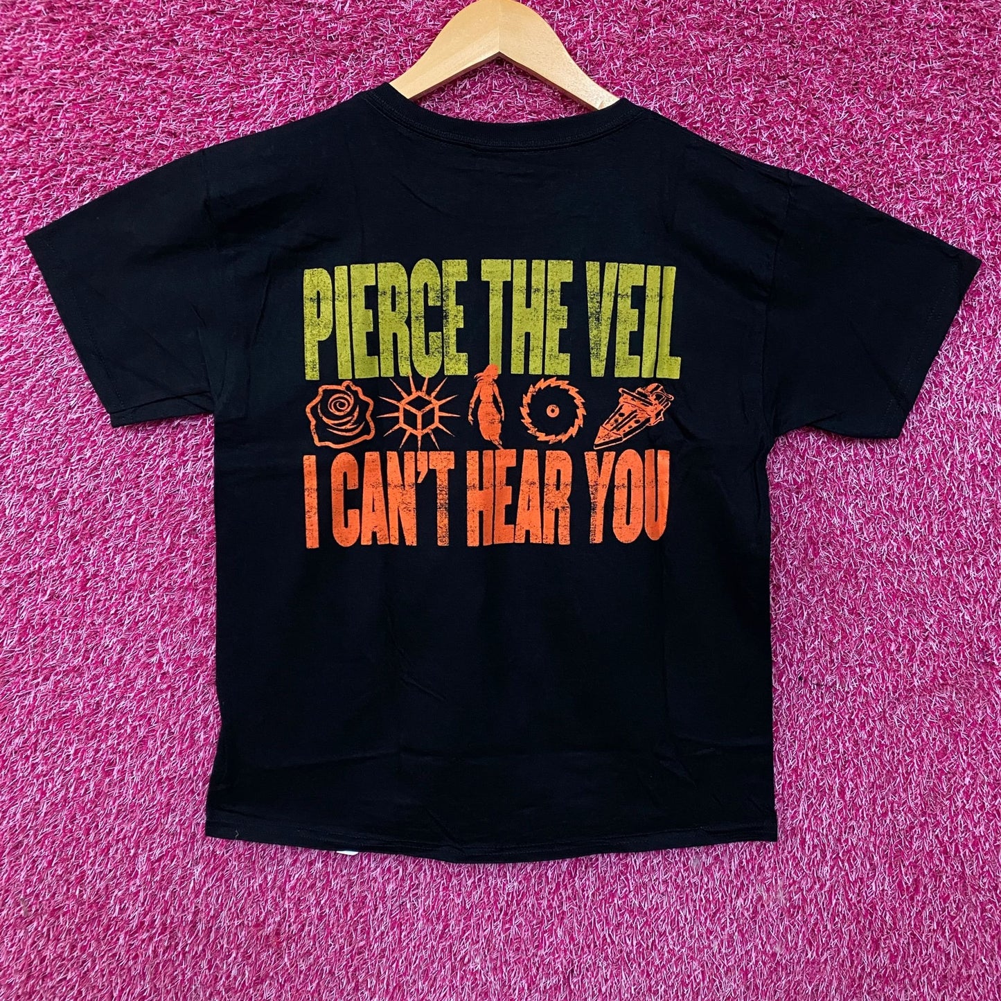 Pierce The Veil I Can't Hear You Tour Graphic T-Shirt XS