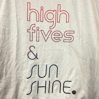 High fives And Sunshine Pure Barre Exclusive Tank Top size large