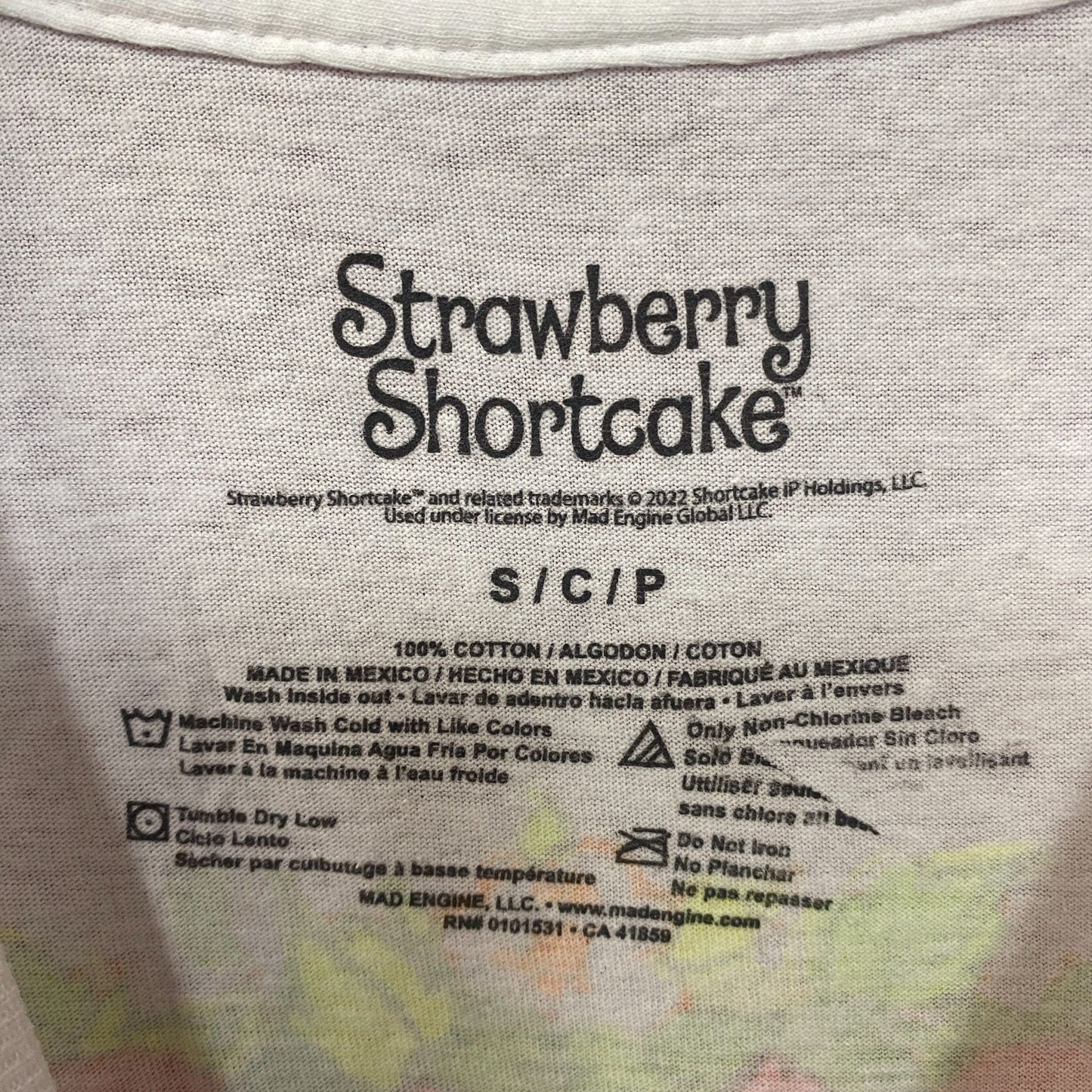 Strawberry Shortcake Berry Sunny House Graphic T-Shirt Small