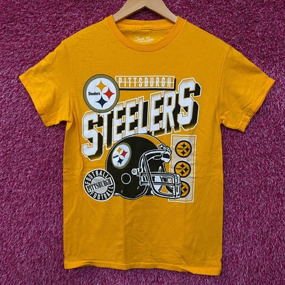 Junk Food Clothing NFL Pittsburgh Steelers Checkdown Flea Market Tee XS