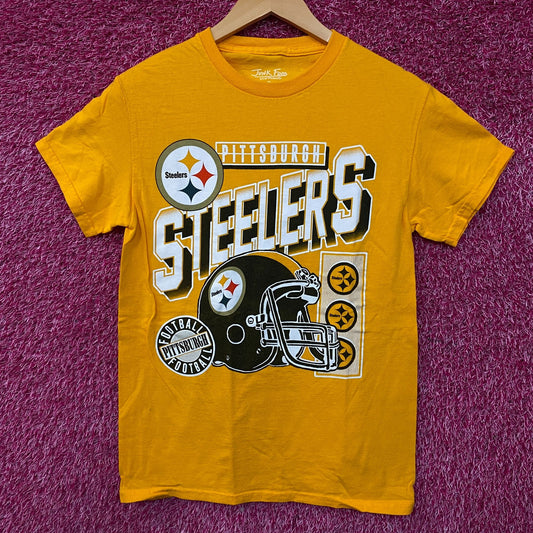 Junk Food Clothing NFL Pittsburgh Steelers Checkdown Flea Market Tee XS
