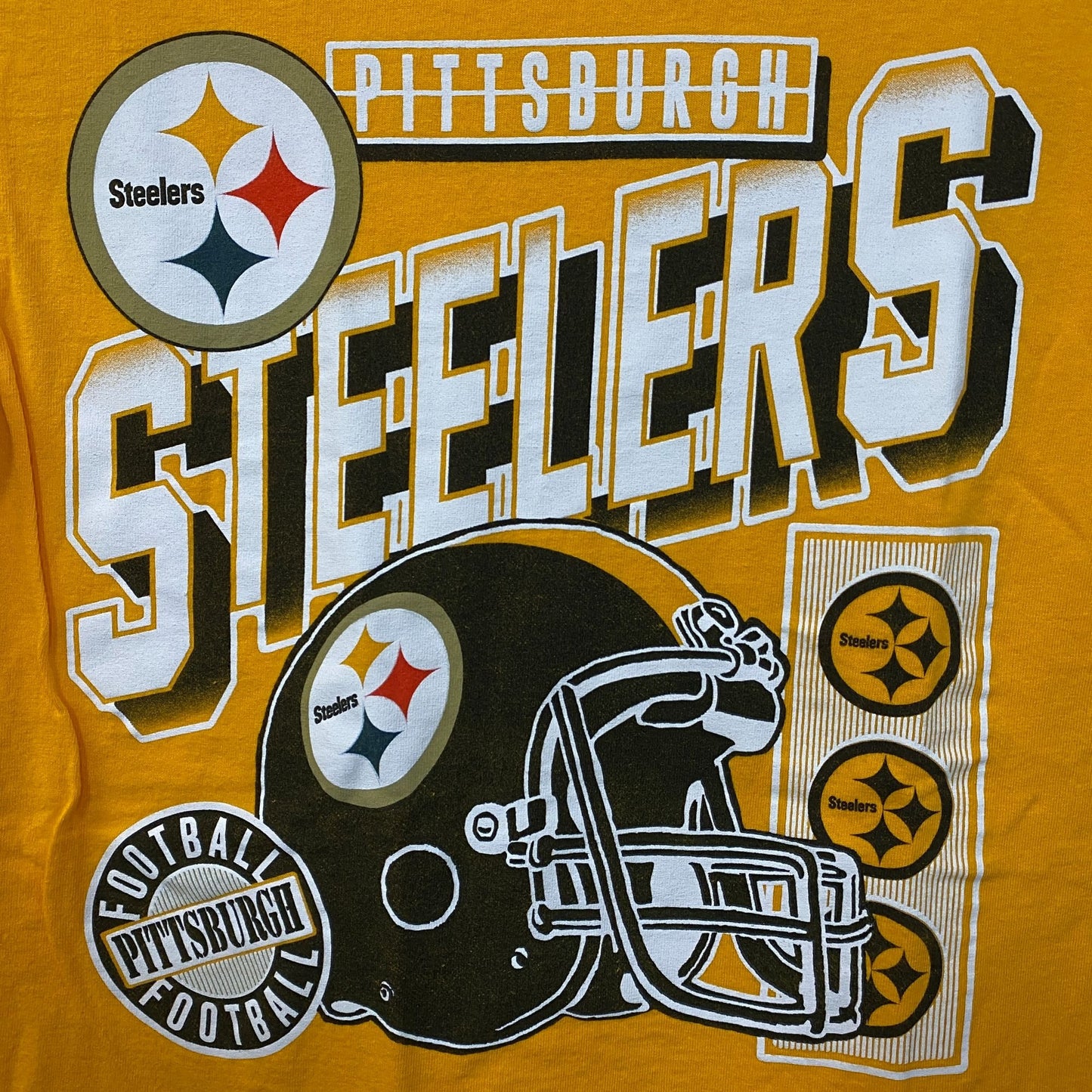 Junk Food Clothing NFL Pittsburgh Steelers Checkdown Flea Market Tee XS
