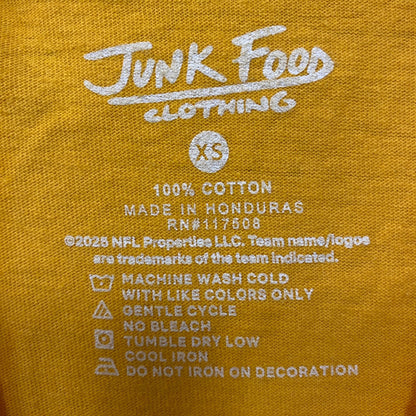 Junk Food Clothing NFL Pittsburgh Steelers Checkdown Flea Market Tee XS